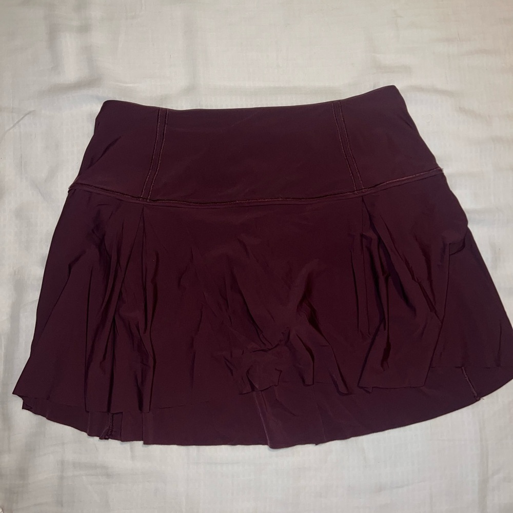 Lululemon Athletica Burgundy Skirt